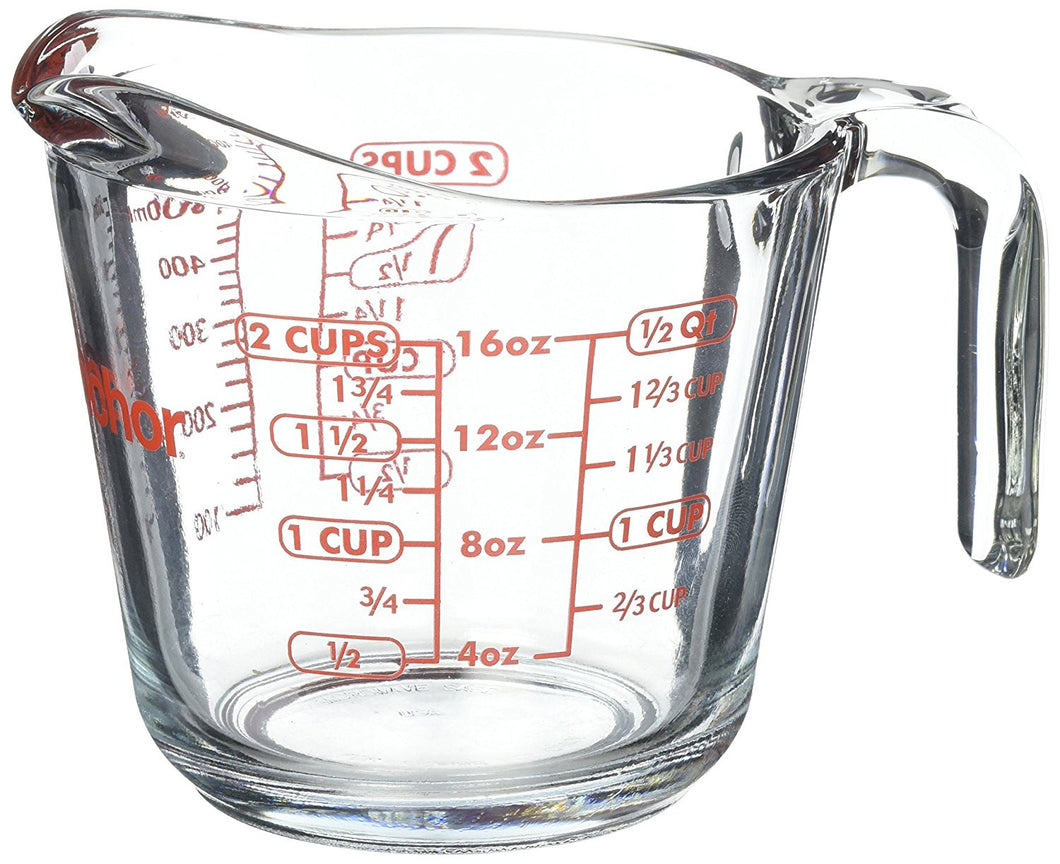 Anchor Glass Measuring Cup, 1 Cup