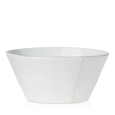 Lastra Large Stacking Serving Bowl White