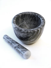 Grey Marble Mortar & Pestle