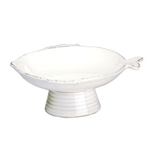 Lastra Fish White Small Footed Compote Bowl