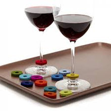 Wine-O's Merino Wool Felt Round Wine Markers