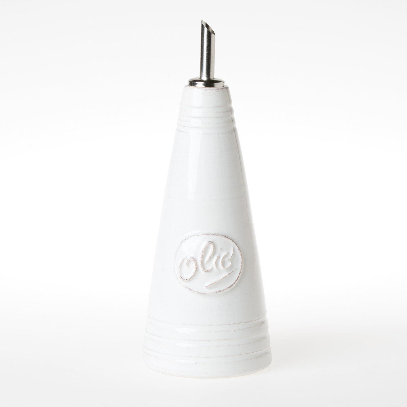 Vietri Lastra White Olive Oil Bottle - Thumbnail 4