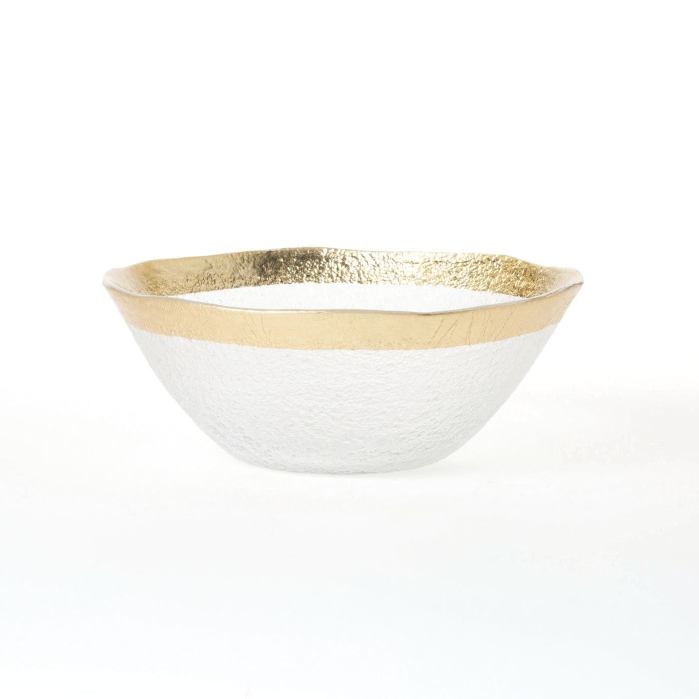 Rufolo Glass Gold Organic Small Bowl - Thumbnail 3