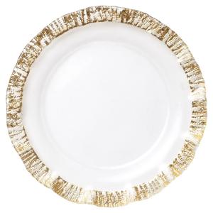 Rufolo Glass Gold Service Plate/Charger